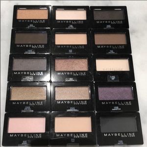 Maybelline single eyeshadows 3 170S + 2 140S